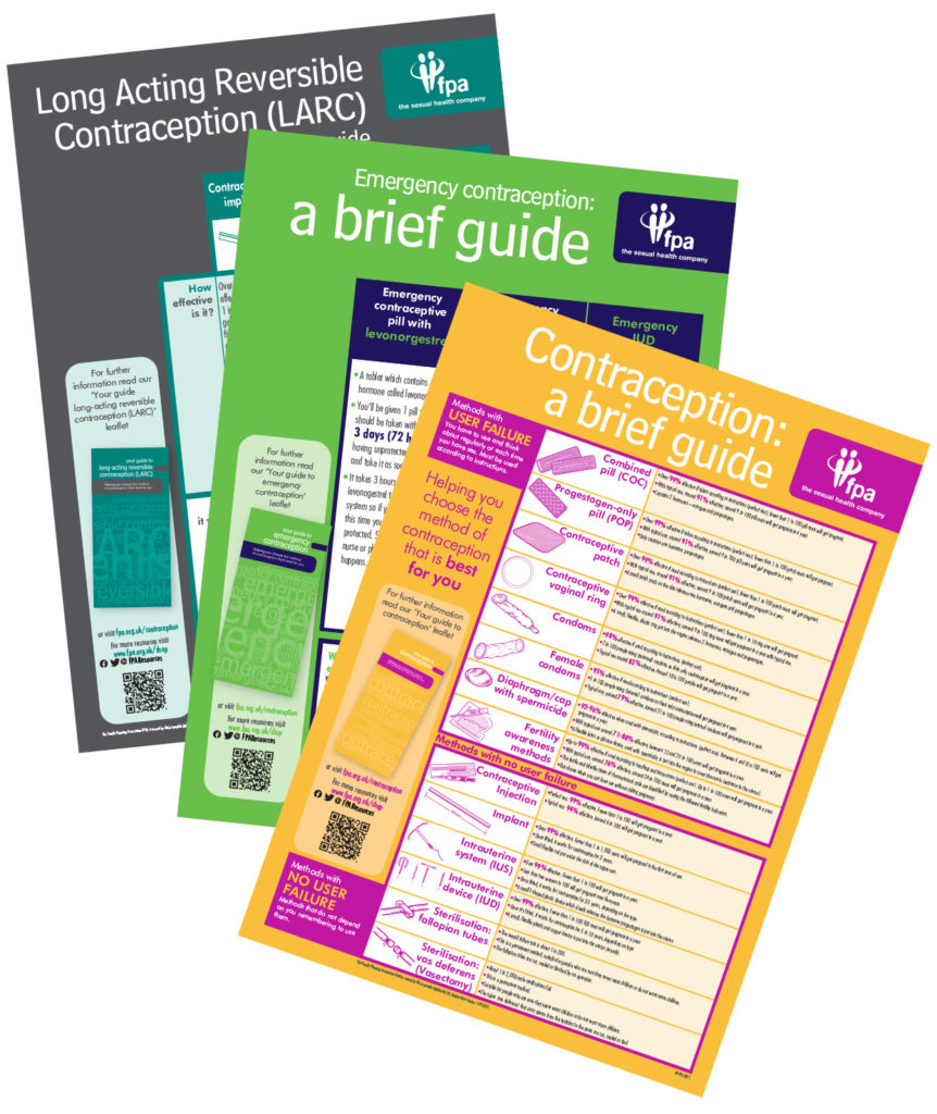 3 FPA contraception posters 3 FPA contraception posters