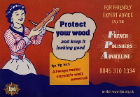 protect your wood postcard