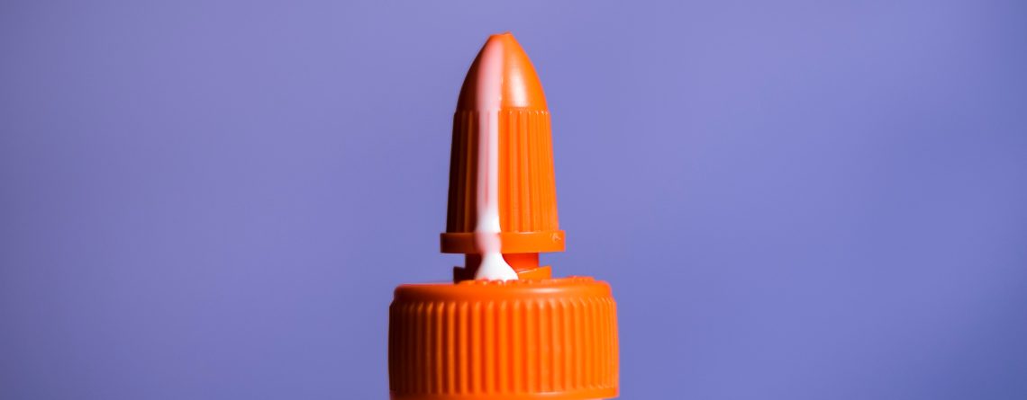 A dribbling bottle.