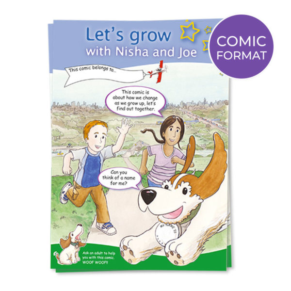 RSE Teaching Aid - Lets Grow Comic Leaflet