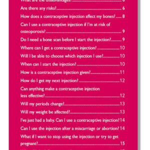 Contraceptive injections guide
