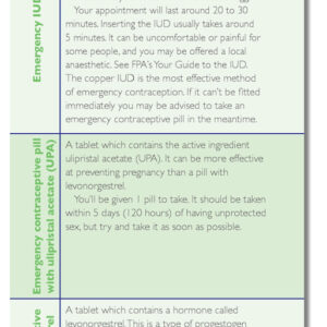 Emergency Contraception: The FPA Guide