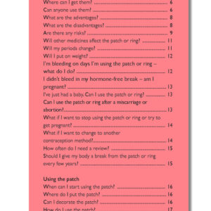 Contraceptive Patch and Vaginal Ring Guide - page 2