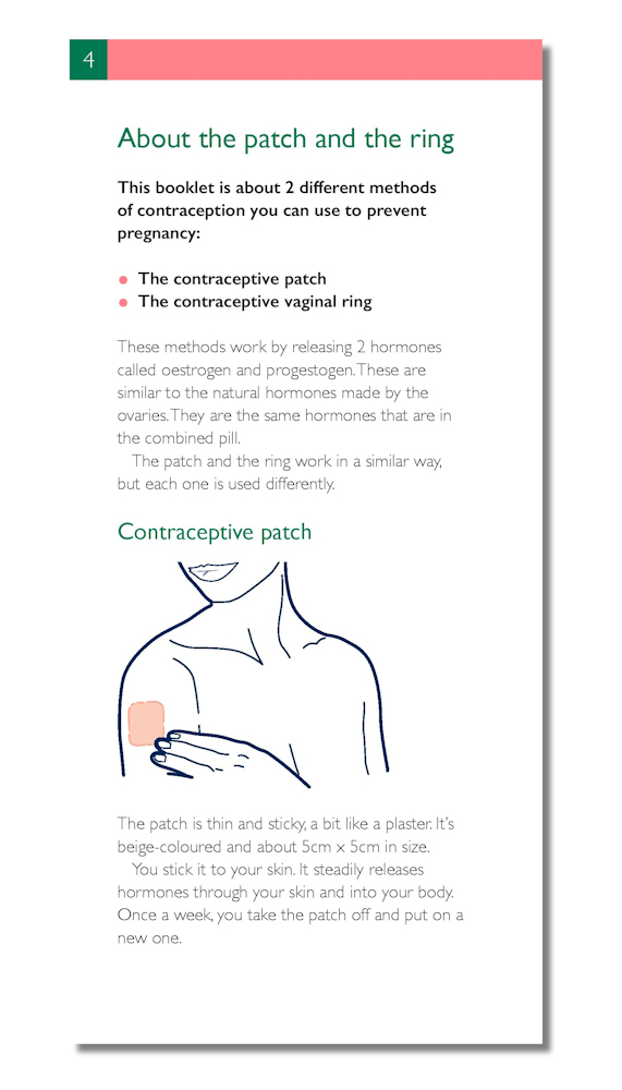 Contraceptive Patch and Vaginal Ring Guide - page 4