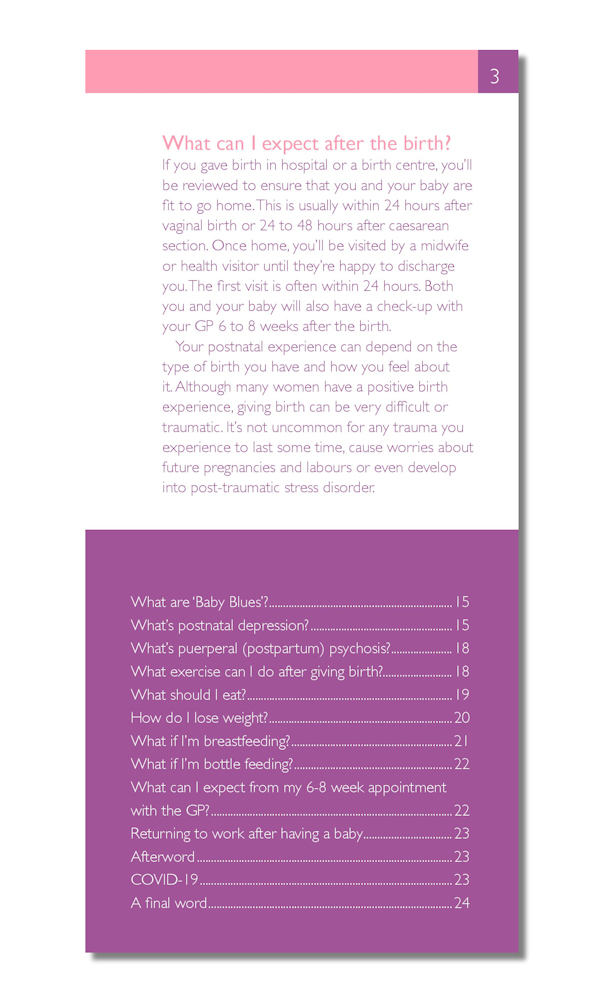 After a Baby - Your Health and Wellbeing: The FPA Guide