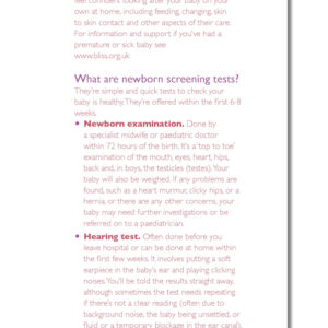 After a Baby - Your Baby's Health and Wellbeing: The FPA Guide