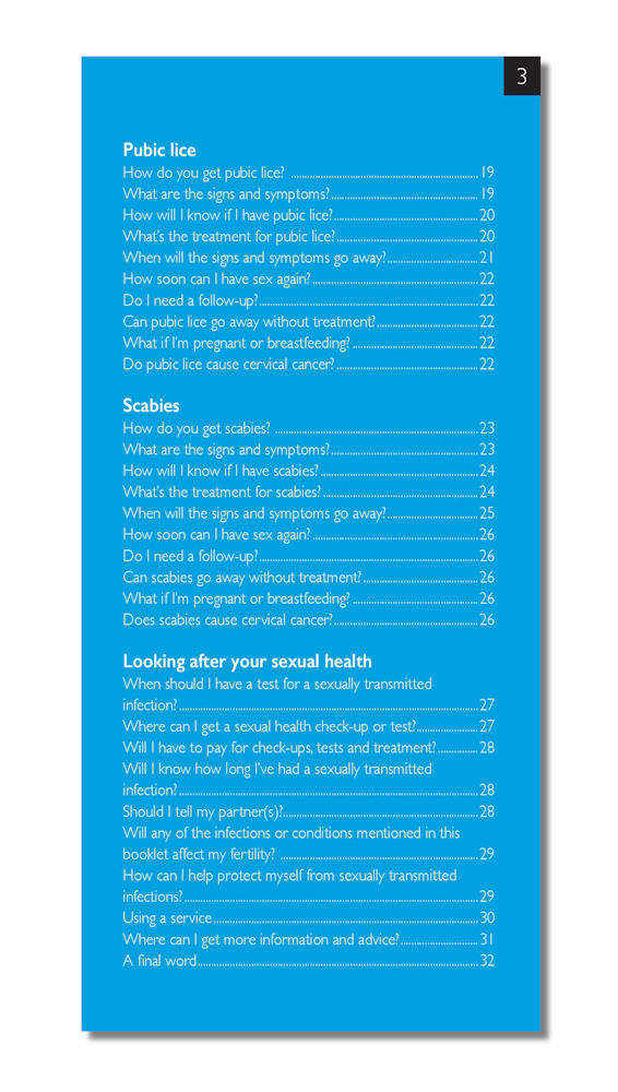 Warts, Herpes, Pubic Lice and Scabies guide