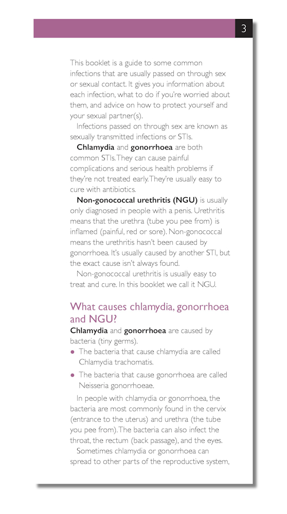 Chlamydia, Gonorrhoea and Non-Gonococcal Urethritis (NGU): The FPA Guide