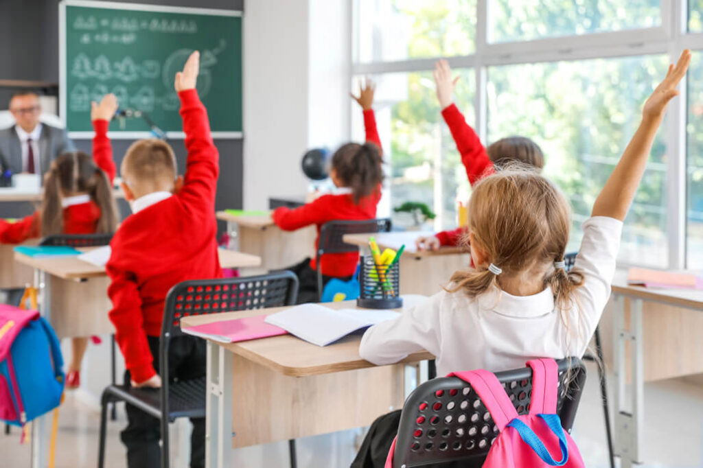 Primary School Children in Class Primary School Children in Class