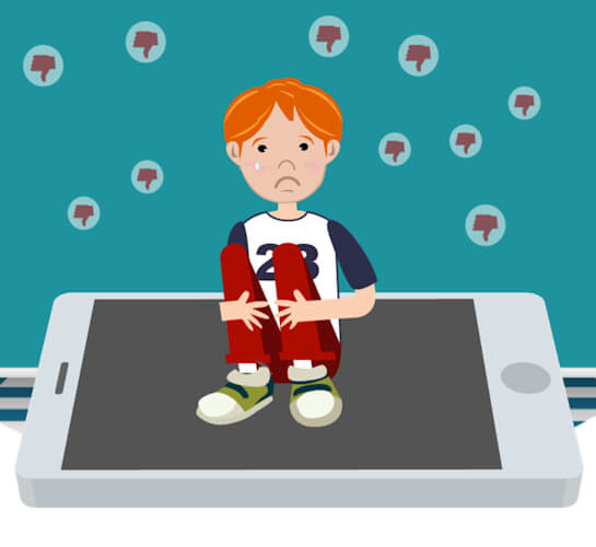 Lessons cover online and offline bullying Tom, age 10, online bullying lesson