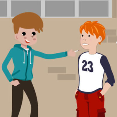 Tom, age 10, with bully