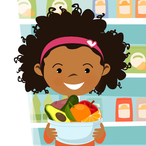 Yasmine, age,6, Healthy Food