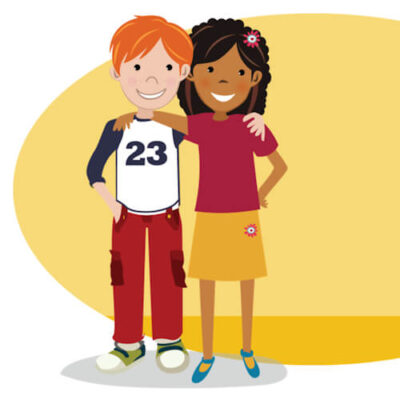 Yasmine and Tom, age 10