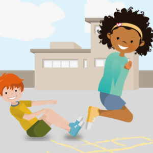 Yasmine and Tom, Age 6, Sport, Being Active