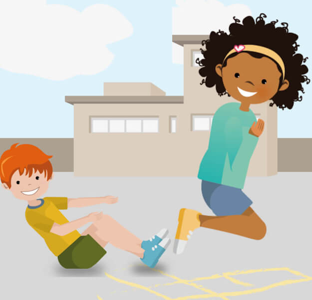 Yasmine and Tom, Age 6, Sport, Being Active