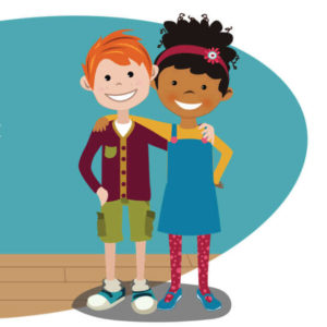 Yasmine and Tom, age 8