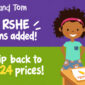3 new RSHE lessons: Consent, Misogyny & Wellbeing online & lower prices